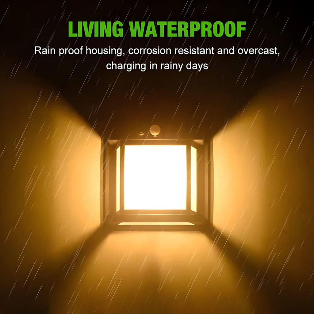 IP65 Waterproof Solar Powered Outdoor Motion Sensor LED Light DP-102