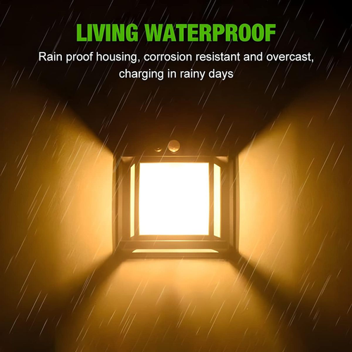 IP65 Waterproof Solar Powered Outdoor Motion Sensor LED Light DP-102